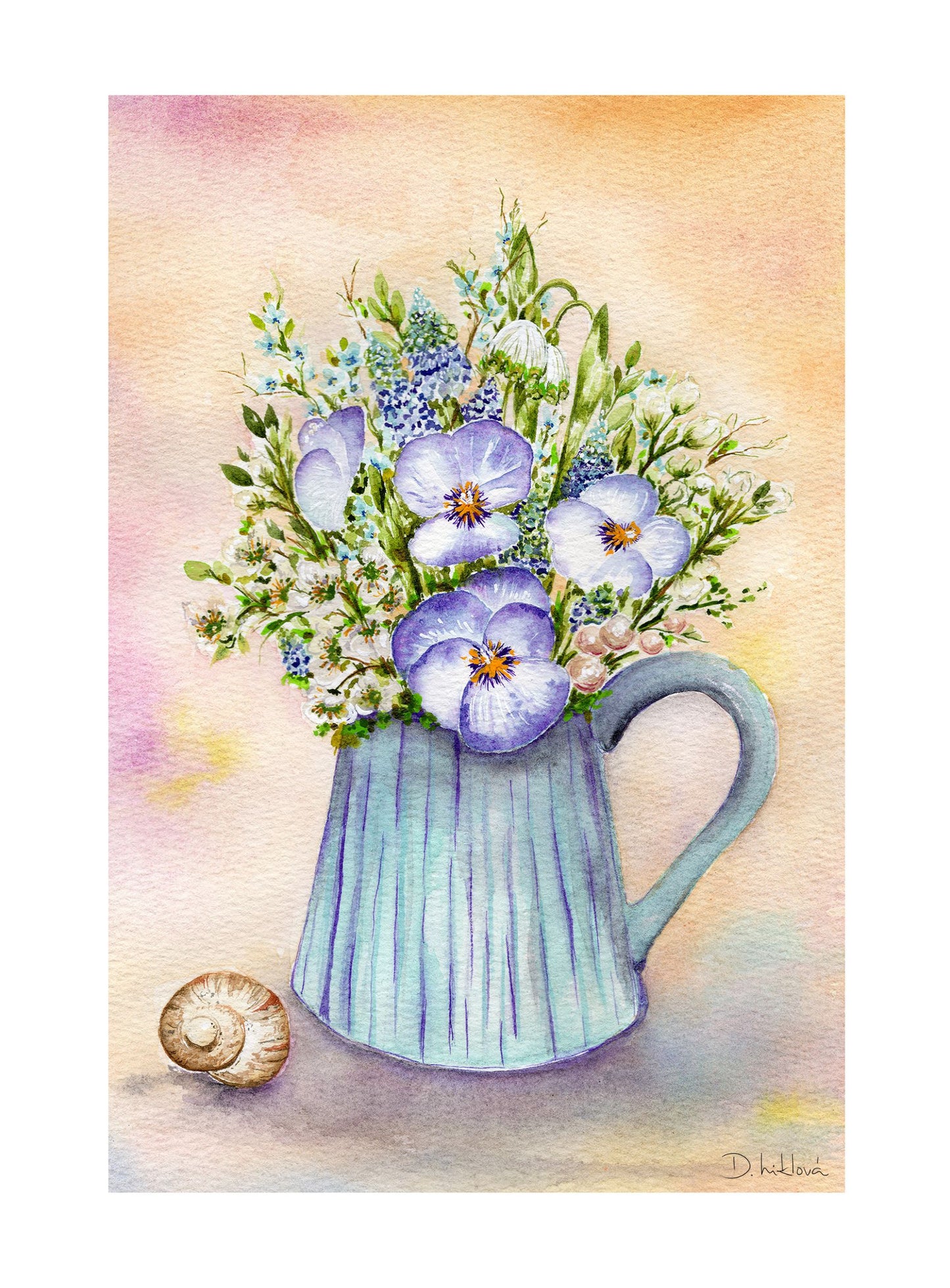 Macešky se šnečí ulitou - limitovaná edice