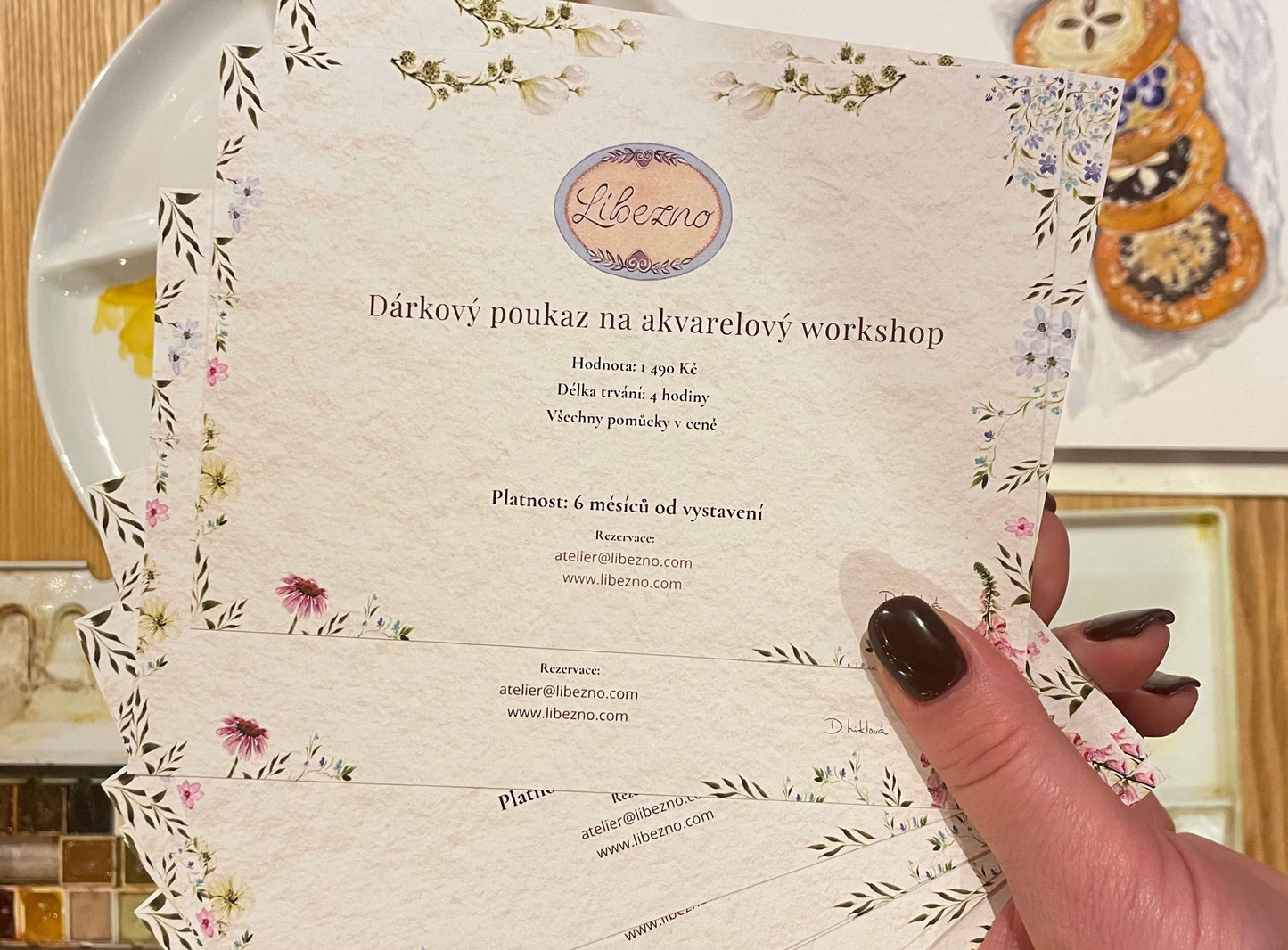 Dárkový poukaz na akvarelový workshop